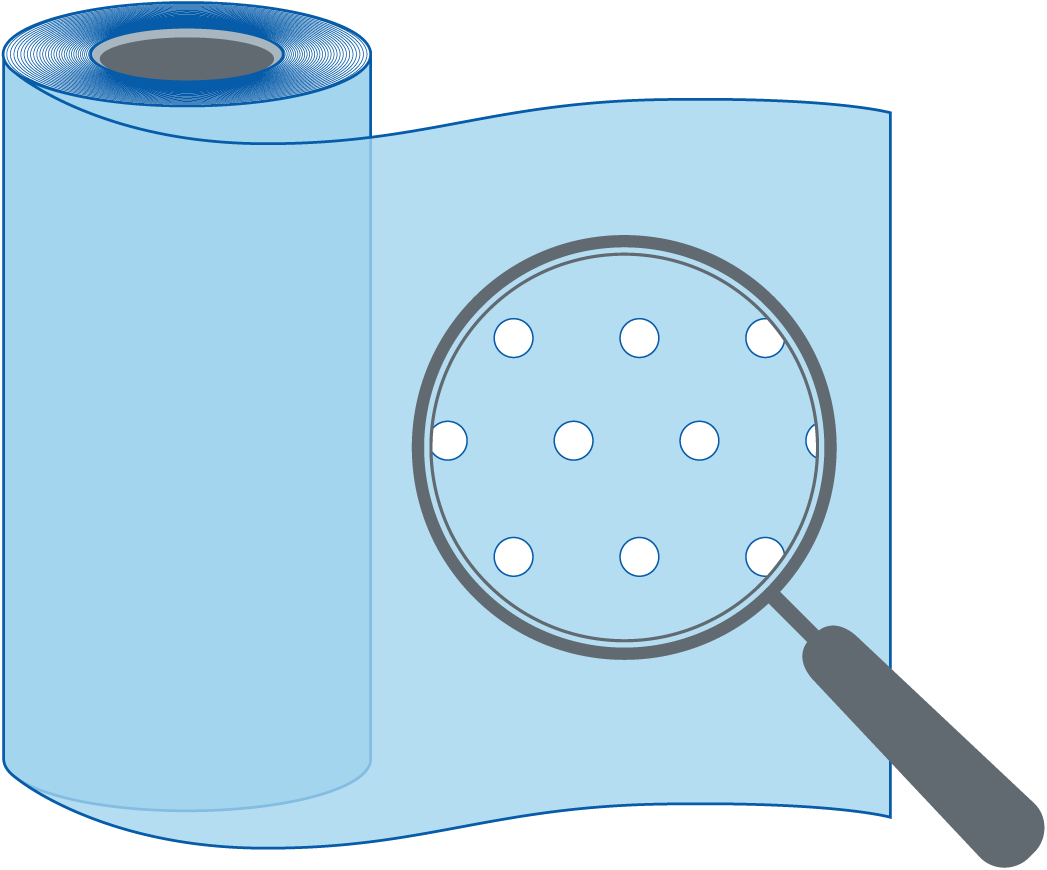 Roll Stock with Vent Perforation